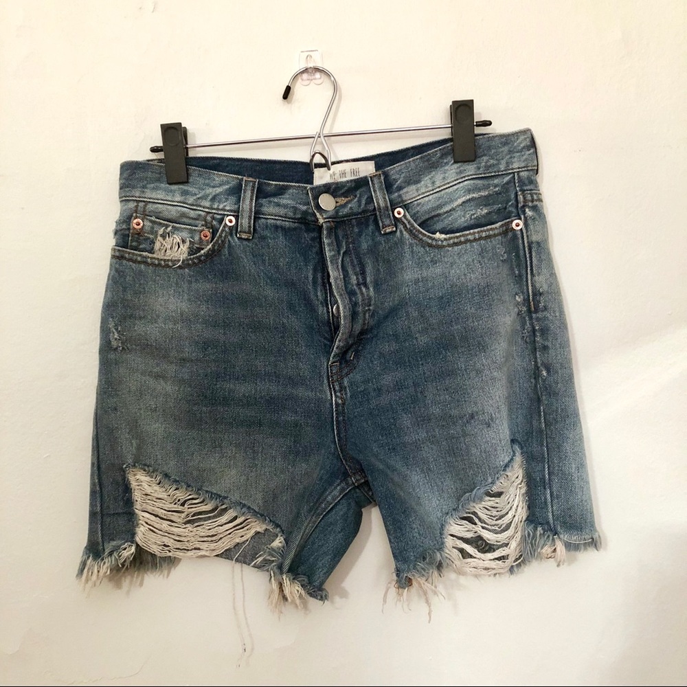 Free People Jean Shorts